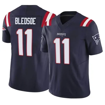 Men's New England Patriots Drew Bledsoe Navy Limited Vapor F.U.S.E. Jersey