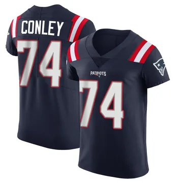 Men's New England Patriots Jack Conley Navy Elite Team Color Vapor Untouchable Jersey By Nike