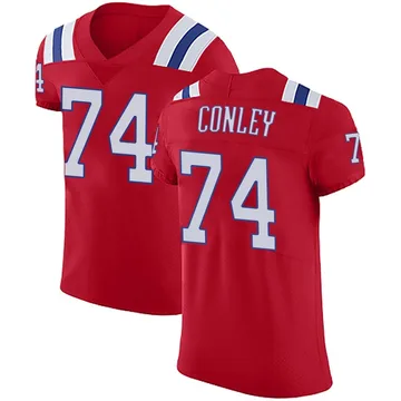 Men's New England Patriots Jack Conley Red Elite Vapor Untouchable Alternate Jersey By Nike