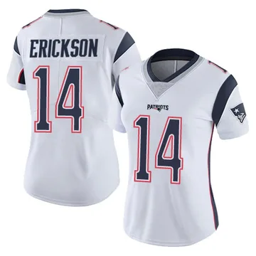 Women's New England Patriots Alex Erickson White Limited Vapor Untouchable Jersey By Nike