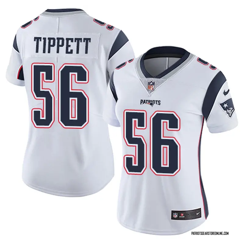 Women's New England Patriots Andre Tippett White Limited Jersey