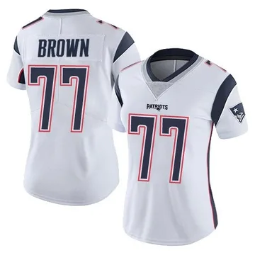 Women's New England Patriots Ben Brown White Limited Vapor Untouchable Jersey By Nike