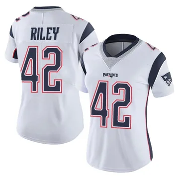 Women's New England Patriots Cam Riley White Limited Vapor Untouchable Jersey By Nike