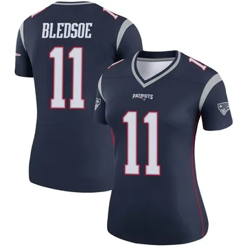Women's New England Patriots Drew Bledsoe Navy Legend Jersey By Nike