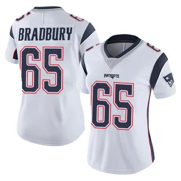 Women's New England Patriots Garrett Bradbury White Limited Vapor Untouchable Jersey By Nike