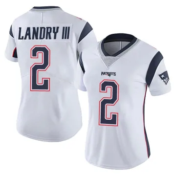 Women's New England Patriots Harold Landry III White Limited Vapor Untouchable Jersey By Nike