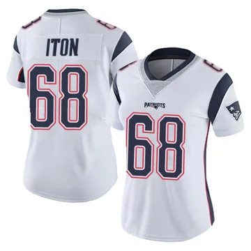 Women's New England Patriots Isaiah Iton White Limited Vapor Untouchable Jersey By Nike