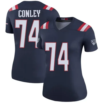 Women's New England Patriots Jack Conley Navy Legend Color Rush Jersey By Nike