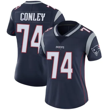 Women's New England Patriots Jack Conley Navy Limited Team Color Vapor Untouchable Jersey By Nike