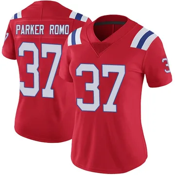 Women's New England Patriots John Parker Romo Red Limited Vapor Untouchable Alternate Jersey By Nike