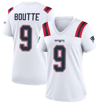 Women's New England Patriots Kayshon Boutte White Game Jersey By Nike