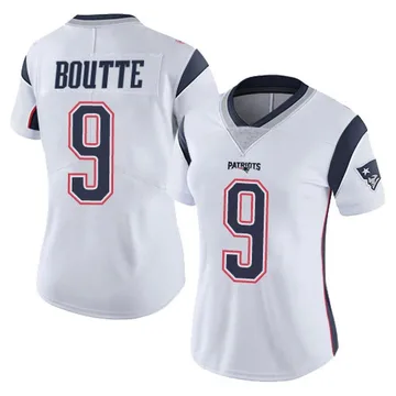 Women's New England Patriots Kayshon Boutte White Limited Vapor Untouchable Jersey By Nike
