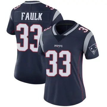 Women's New England Patriots Kevin Faulk Navy Limited...