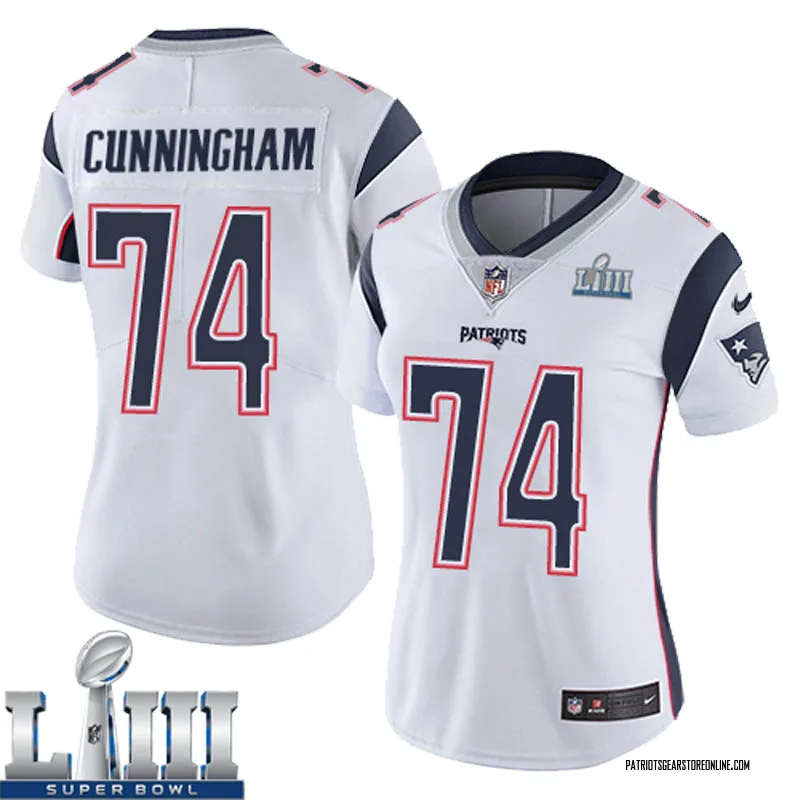 Women S New England Patriots Korey Cunningham White Limited Super Bowl Liii Vapor Untouchable Jersey By Nike