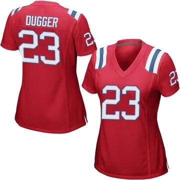 Women's New England Patriots Kyle Dugger Red Game Alternate Jersey By Nike
