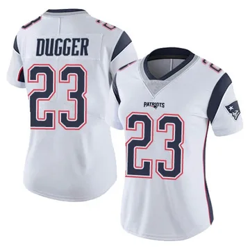 Women's New England Patriots Kyle Dugger White Limited Vapor Untouchable Jersey By Nike