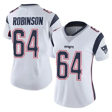 Women's New England Patriots Layden Robinson White Limited Vapor Untouchable Jersey By Nike