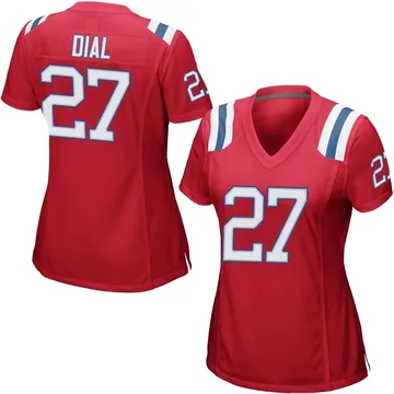 Women's New England Patriots Marcellas Dial Jr. Red Game Alternate Jersey By Nike