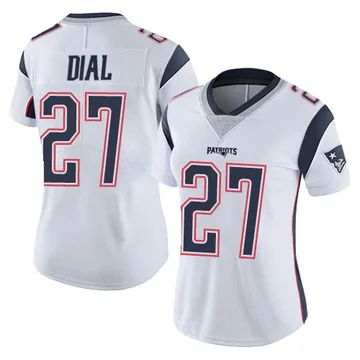 Women's New England Patriots Marcellas Dial Jr. White Limited Vapor Untouchable Jersey By Nike