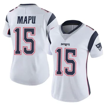 Women's New England Patriots Marte Mapu White Limited Vapor Untouchable Jersey By Nike