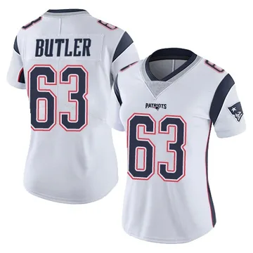 Women's New England Patriots Mehki Butler White Limited Vapor Untouchable Jersey By Nike