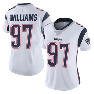 Women's New England Patriots Milton Williams White Limited Vapor Untouchable Jersey By Nike