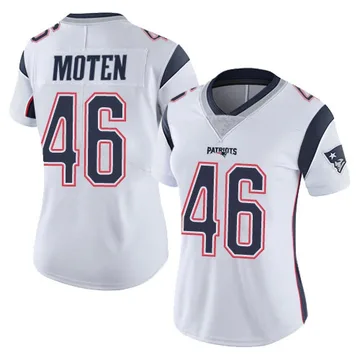 Women's New England Patriots R.J. Moten White Limited Vapor Untouchable Jersey By Nike
