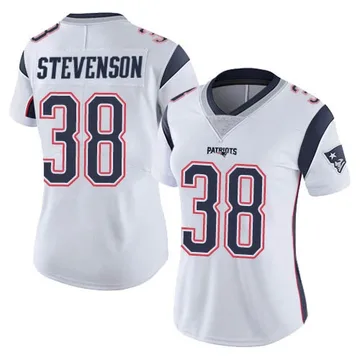 Women's New England Patriots Rhamondre Stevenson White Limited Vapor Untouchable Jersey By Nike