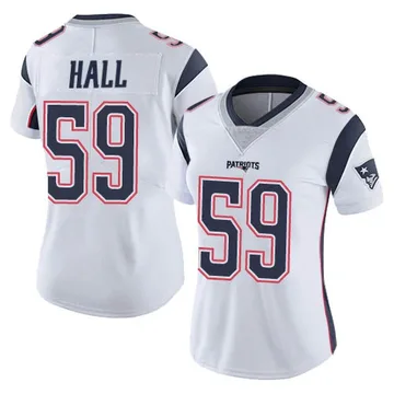 Women's New England Patriots Terez Hall White Limited Vapor Untouchable Jersey By Nike