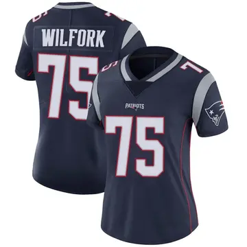 Women's New England Patriots Vince Wilfork Navy Limited Team Color Vapor Untouchable Jersey By Nike