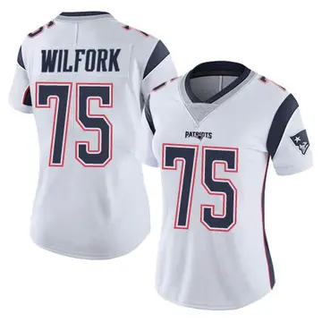 Women's New England Patriots Vince Wilfork White Limited Vapor Untouchable Jersey By Nike