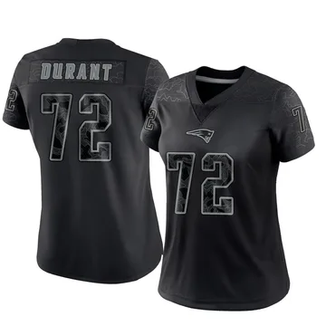 Women's New England Patriots Yasir Durant Black Limited Reflective Jersey By Nike