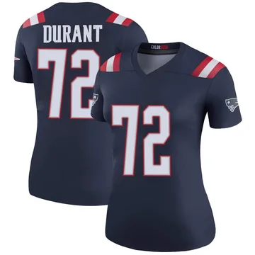 Women's New England Patriots Yasir Durant Navy Legend Color Rush Jersey By Nike