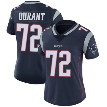Women's New England Patriots Yasir Durant Navy Limited Team Color Vapor Untouchable Jersey By Nike