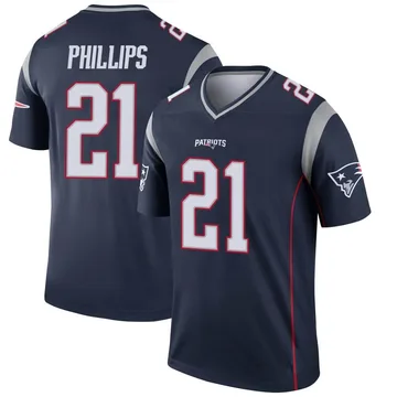Youth New England Patriots Adrian Phillips Navy Legend Jersey By Nike
