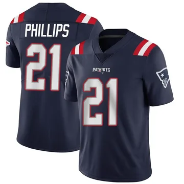 Youth New England Patriots Adrian Phillips Navy Limited Team Color Vapor Untouchable Jersey By Nike