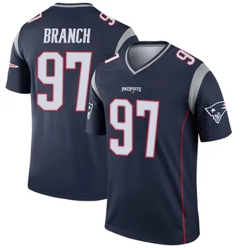 Youth New England Patriots Alan Branch Navy Legend Jersey By Nike