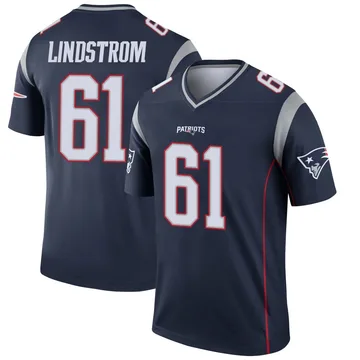Youth New England Patriots Alec Lindstrom Navy Legend Jersey By Nike