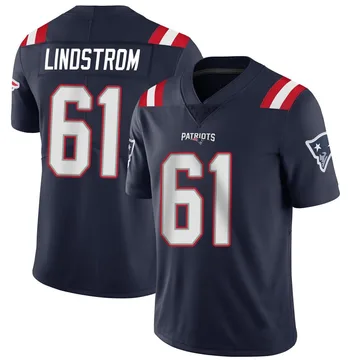 Youth New England Patriots Alec Lindstrom Navy Limited Team Color Vapor Untouchable Jersey By Nike