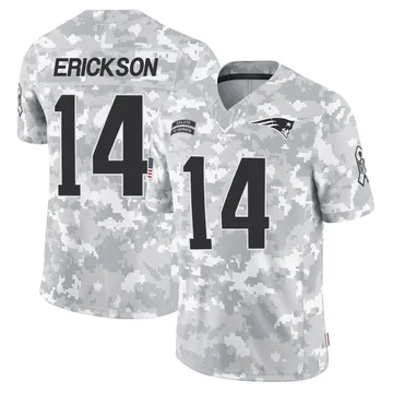 Youth New England Patriots Alex Erickson Arctic Camo Limited 2024 Salute to Service Jersey By Nike