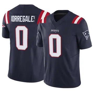 Youth New England Patriots Andres Borregales Navy Limited Vapor F.U.S.E. Jersey By Nike