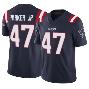 Youth New England Patriots Andrew Parker Jr. Navy Limited Vapor F.U.S.E. Jersey By Nike