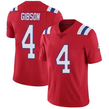 Youth New England Patriots Antonio Gibson Red Limited Vapor Untouchable Alternate Jersey By Nike