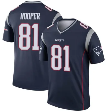Youth New England Patriots Austin Hooper Navy Legend Jersey By Nike