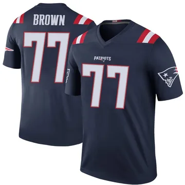 Youth New England Patriots Ben Brown Navy Legend Color Rush Jersey By Nike