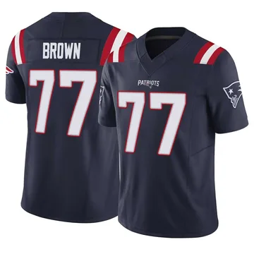 Youth New England Patriots Ben Brown Navy Limited Vapor F.U.S.E. Jersey By Nike