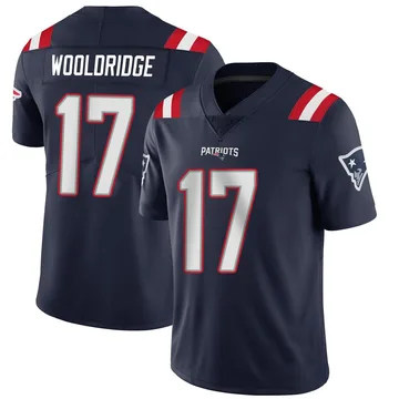 Youth New England Patriots Ben Wooldridge Navy Limited Team Color Vapor Untouchable Jersey By Nike