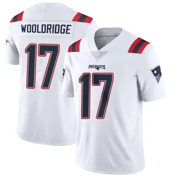Youth New England Patriots Ben Wooldridge White Limited Vapor Untouchable Jersey By Nike