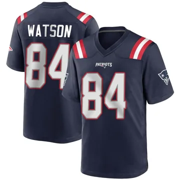 Youth New England Patriots Benjamin Watson Navy Blue Game Team Color Jersey By Nike