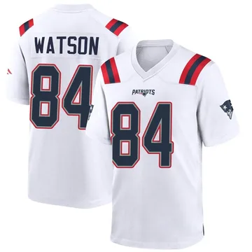 Youth New England Patriots Benjamin Watson White Game Jersey By Nike